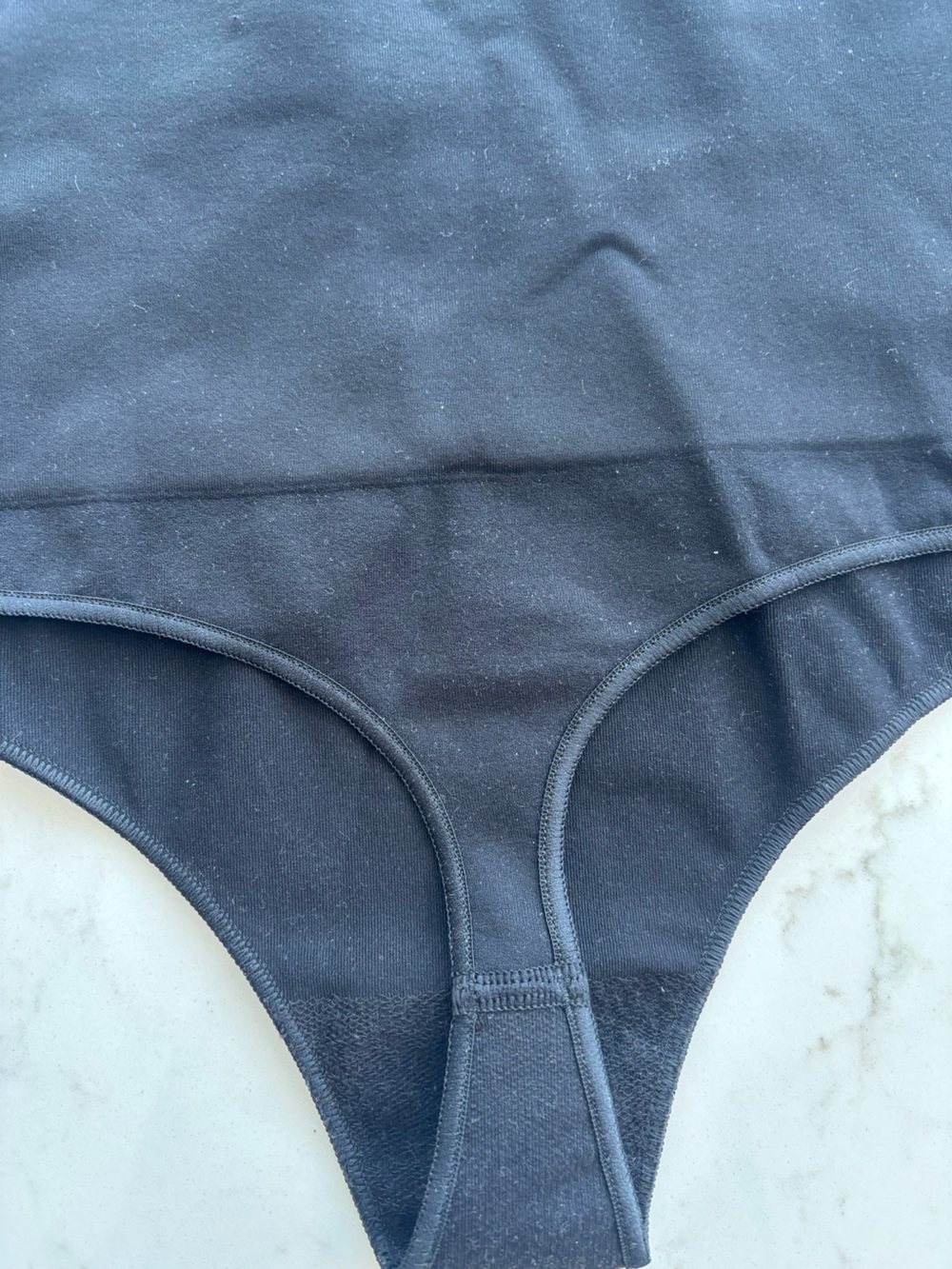 Spanx Ecocare Seamless Shaping Underwear Thong Black Size XL - Picture 6 of 6